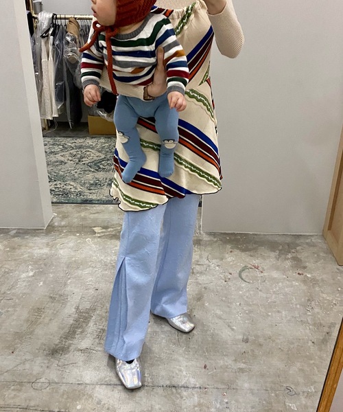 SANSeLF(サンセルフ)の「【SANSeLF】Se original border tunic sanwt3(ワンピース・レディース・マルチ・FREE)」の13枚目の写真