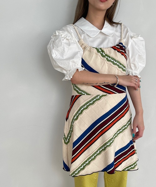 SANSeLF(サンセルフ)の「【SANSeLF】Se original border tunic sanwt3(ワンピース・レディース・マルチ・FREE)」の5枚目の写真