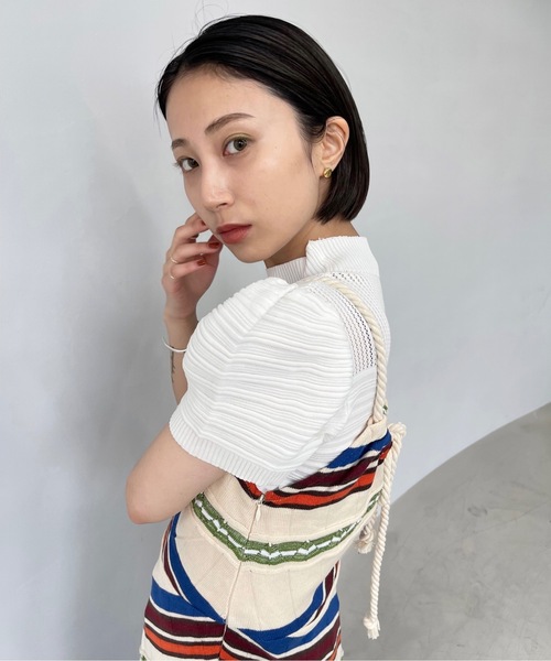 SANSeLF(サンセルフ)の「【SANSeLF】Se original border tunic sanwt3(ワンピース・レディース・マルチ・FREE)」の22枚目の写真