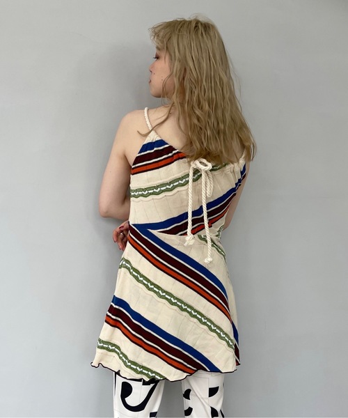 SANSeLF(サンセルフ)の「【SANSeLF】Se original border tunic sanwt3(ワンピース・レディース・マルチ・FREE)」の17枚目の写真