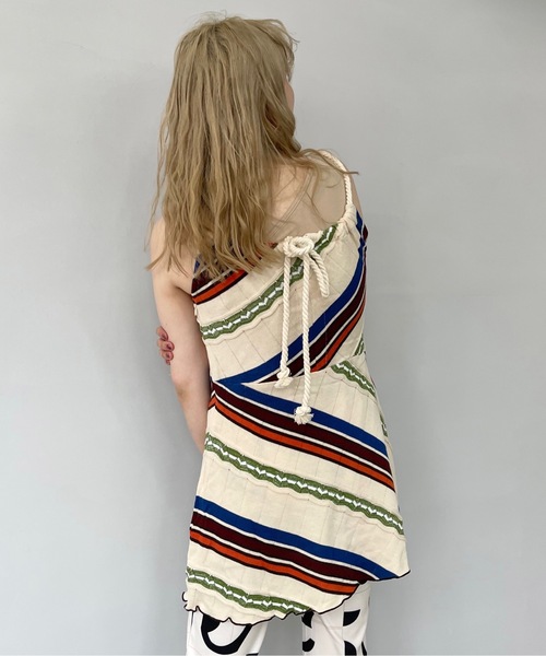 SANSeLF(サンセルフ)の「【SANSeLF】Se original border tunic sanwt3(ワンピース・レディース・マルチ・FREE)」の18枚目の写真