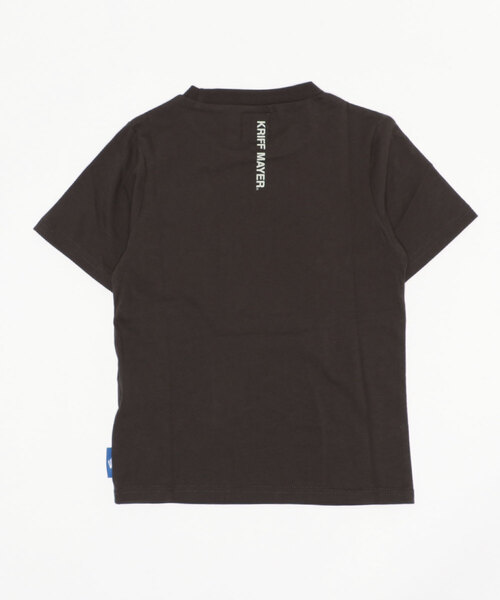KRIFF MAYER Kid's Collection（クリフメイヤーキッズコレクション）の「チョビ刺繍TEE（Tシャツ/カットソー・キッズ・チャコール/オフホワイト/ベージュ・140/150/170/120/130/160）」の4枚目の写真