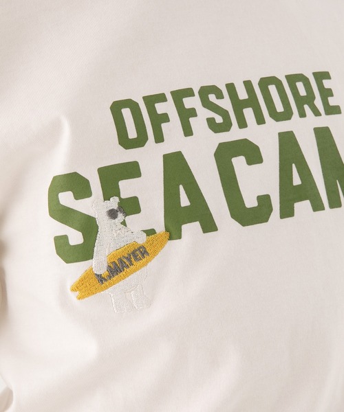 KRIFF MAYER Kid's Collection（クリフメイヤーキッズコレクション）の「チョビ刺繍TEE（Tシャツ/カットソー・キッズ・チャコール/オフホワイト/ベージュ・140/150/170/120/130/160）」の7枚目の写真