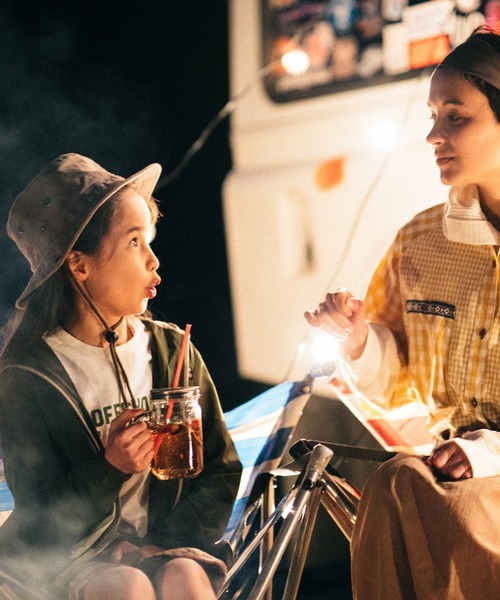 KRIFF MAYER Kid's Collection（クリフメイヤーキッズコレクション）の「チョビ刺繍TEE（Tシャツ/カットソー・キッズ・チャコール/オフホワイト/ベージュ・140/150/170/120/130/160）」の9枚目の写真