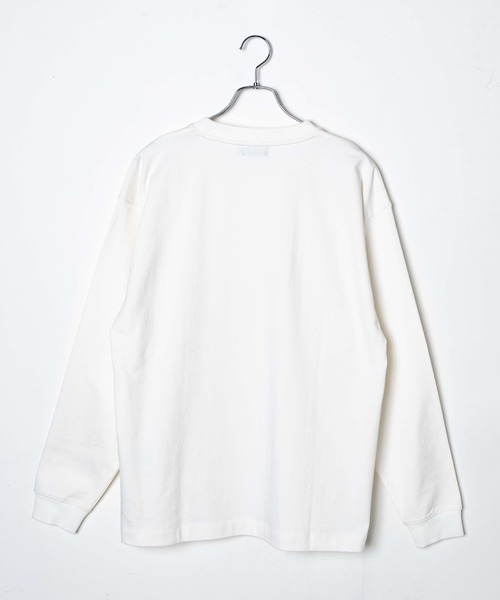 LUCY(ルーシー)の「LUCY/SILKETE LS TーSHIRT(Tシャツ/カットソー・メンズ・ホワイト/ダークグレー/ブラック・MEDIUM/LARGE)」の6枚目の写真