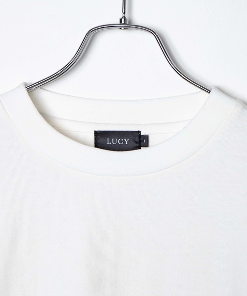 LUCY(ルーシー)の「LUCY/SILKETE LS TーSHIRT(Tシャツ/カットソー・メンズ・ホワイト/ダークグレー/ブラック・MEDIUM/LARGE)」の5枚目の写真