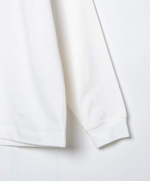 LUCY(ルーシー)の「LUCY/SILKETE LS TーSHIRT(Tシャツ/カットソー・メンズ・ホワイト/ダークグレー/ブラック・MEDIUM/LARGE)」の4枚目の写真