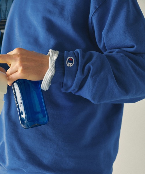 Champion(チャンピオン)の「Champion PULLOVER オーバーサイズ プルオーバー クルーネック スウェット/チャンピオン(スウェット・メンズ・ホワイト/チャコールグレー/ブラック/ダークグリーン/パープル/ネイビー/グレー/レッド/ロイヤルブルー/ワイン/オレンジ・S/M/L/XL)」の18枚目の写真