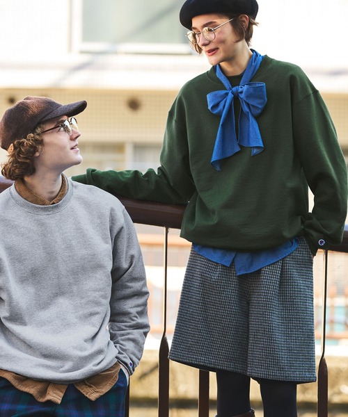 セール】Champion PULLOVER オーバーサイズ プルオーバー クルー