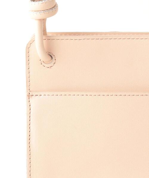 BEAUTY&YOUTH UNITED ARROWS（ビューティーアンドユースユナイテッドアローズ）の「BY レザースクエアベローズショルダーバッグ（ショルダーバッグ・レディース・ブラック/ベージュ/ライトピンク/ライム/オフホワイト・FREE）」の10枚目の写真