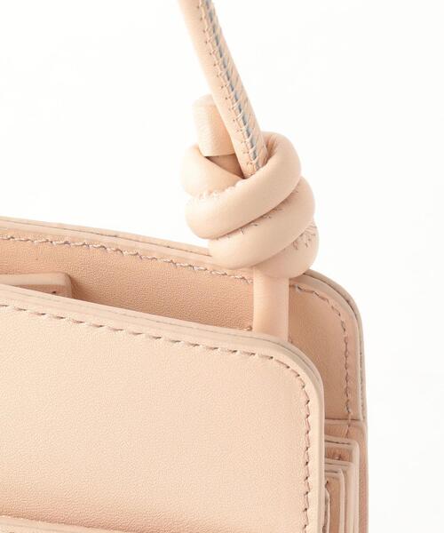 BEAUTY&YOUTH UNITED ARROWS（ビューティーアンドユースユナイテッドアローズ）の「BY レザースクエアベローズショルダーバッグ（ショルダーバッグ・レディース・ブラック/ベージュ/ライトピンク/ライム/オフホワイト・FREE）」の11枚目の写真