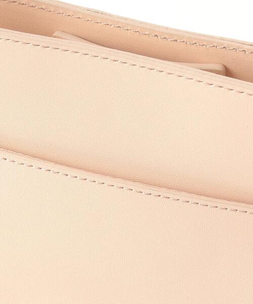 BEAUTY&YOUTH UNITED ARROWS（ビューティーアンドユースユナイテッドアローズ）の「BY レザースクエアベローズショルダーバッグ（ショルダーバッグ・レディース・ブラック/ベージュ/ライトピンク/ライム/オフホワイト・FREE）」の12枚目の写真