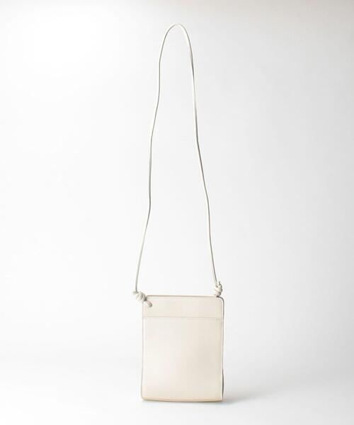 BEAUTY&YOUTH UNITED ARROWS（ビューティーアンドユースユナイテッドアローズ）の「BY レザースクエアベローズショルダーバッグ（ショルダーバッグ・レディース・ブラック/ベージュ/ライトピンク/ライム/オフホワイト・FREE）」の20枚目の写真