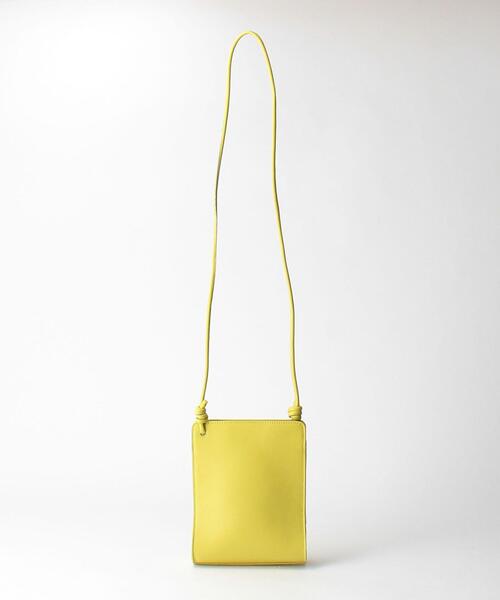 BEAUTY&YOUTH UNITED ARROWS（ビューティーアンドユースユナイテッドアローズ）の「BY レザースクエアベローズショルダーバッグ（ショルダーバッグ・レディース・ブラック/ベージュ/ライトピンク/ライム/オフホワイト・FREE）」の22枚目の写真