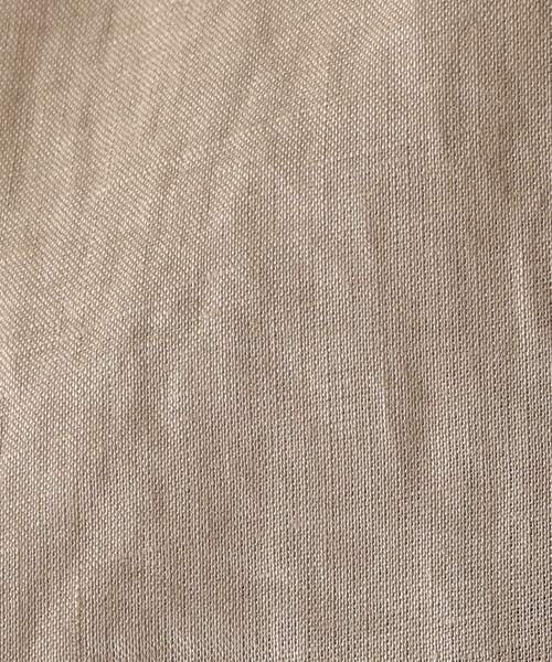 JET（ジェット）の「◆【ウォッシャブル】フレンチリネンシャツ（シャツ/ブラウス・レディース・ホワイト/チャコールグレー/ライトグリーン/ベージュ/ライトオレンジ系/レモンイエロー/パープル系4・04/80）」の12枚目の写真