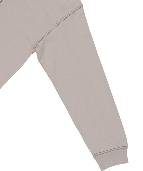 SPINNS（スピンズ）の「薔薇プリント ステッチデザインロンT（Tシャツ/カットソー・レディース・オフホワイト/グレイッシュベージュ/チャコール・ONESIZE）」の20枚目の写真