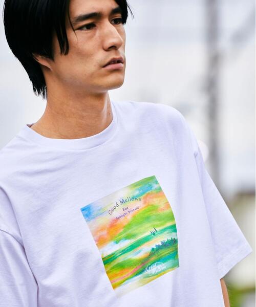 green label relaxing（グリーンレーベルリラクシング）の「[ カフェ・アプレミディ ] Cafe Apres-midi Tee プリント Tシャツ（Tシャツ/カットソー・メンズ・その他1/その他3/その他2/その他4・L/S/M/XL）」の7枚目の写真