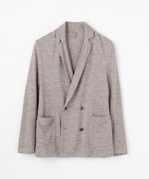 TOMORROWLAND  | 14ゲージラミー天竺　4Bダブルブレストテーラードジャケット(ニット/セーター)