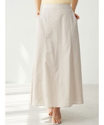earth music&ecology | フレンチリネンブレンドスカート　＊(スカート)