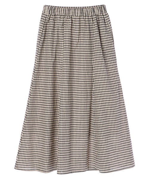 earth music&ecology（アースミュージックアンドエコロジー）の「フレンチリネンブレンドスカート　＊（スカート・レディース・サーモンピンク/チェック/ベージュ/その他8/ミント/ダークネイビー・FREE）」の21枚目の写真