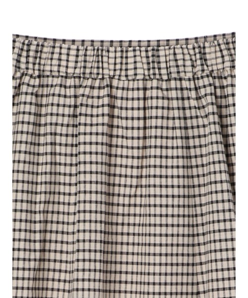 earth music&ecology（アースミュージックアンドエコロジー）の「フレンチリネンブレンドスカート　＊（スカート・レディース・サーモンピンク/チェック/ベージュ/その他8/ミント/ダークネイビー・FREE）」の13枚目の写真