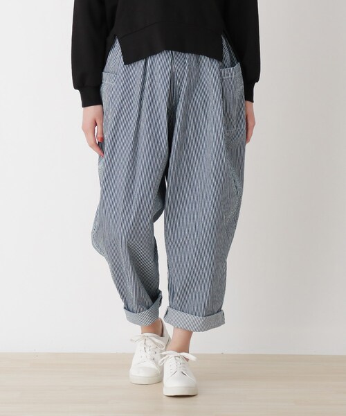 Cutie Blonde（キューティーブロンド）の「◆【S-L】サーカスパンツ（その他パンツ・レディース・ネイビー系2/カーキ/アイボリー・02/03/01）」の3枚目の写真