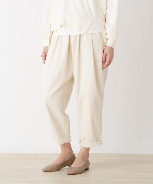 Cutie Blonde（キューティーブロンド）の「◆【S-L】サーカスパンツ（その他パンツ・レディース・ネイビー系2/カーキ/アイボリー・02/03/01）」の2枚目の写真