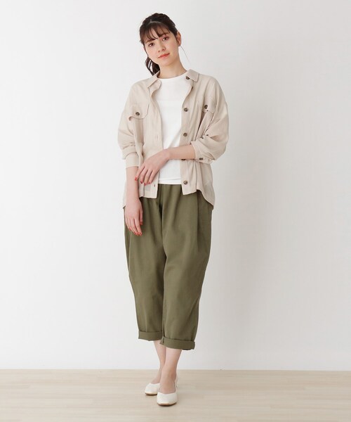 Cutie Blonde（キューティーブロンド）の「◆【S-L】サーカスパンツ（その他パンツ・レディース・ネイビー系2/カーキ/アイボリー・02/03/01）」の11枚目の写真