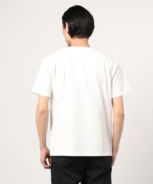 Jonas Claesson（ジョナスクレアッソン）の「【 JONAS CLAESSON / ジョナス・クレアッソン 】EAGLE RAY プリント半袖Tシャツ NSB（Tシャツ/カットソー・メンズ・ネイビー/グレー/ホワイト・M/XS/L）」の4枚目の写真