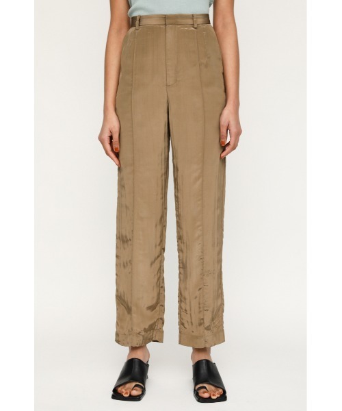 SLY（スライ）の「AURORA SHEER PT オーロラ シアー パンツ（スラックス・レディース・ベージュ/オレンジ・1/2）」の3枚目の写真