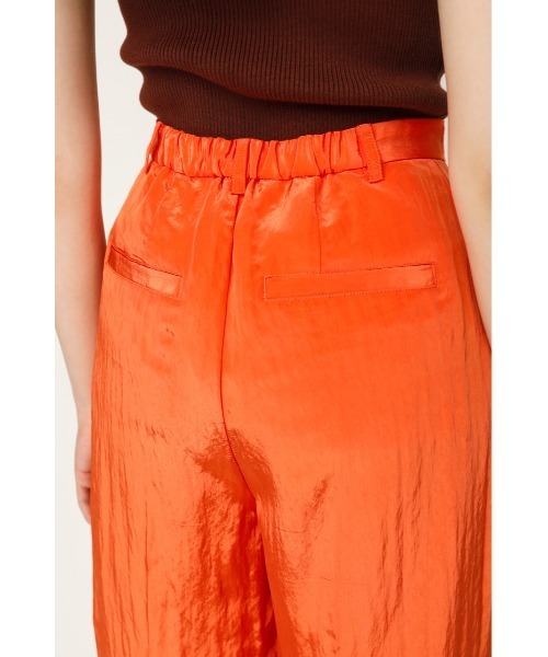 SLY（スライ）の「AURORA SHEER PT オーロラ シアー パンツ（スラックス・レディース・ベージュ/オレンジ・1/2）」の7枚目の写真