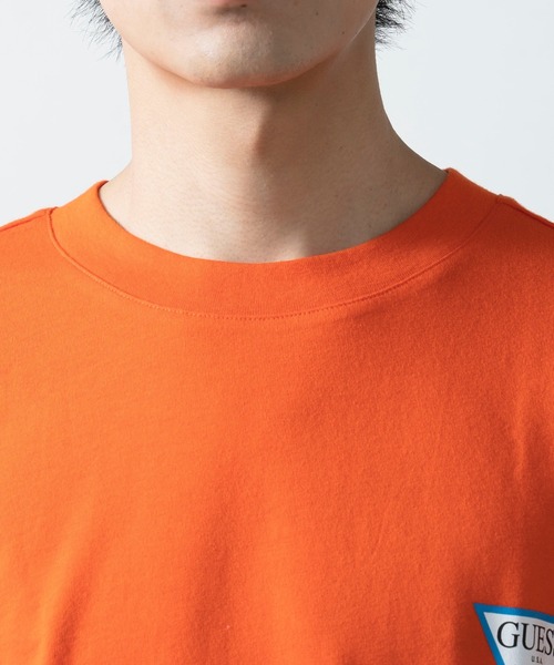 Guess（ゲス）の「∴WEGO/別注GUESSカラーロゴビッグシルエット半袖Tシャツ（Tシャツ/カットソー・メンズ・イエロー/オレンジ/スミクロ/ホワイト・LARGE/MEDIUM）」の17枚目の写真