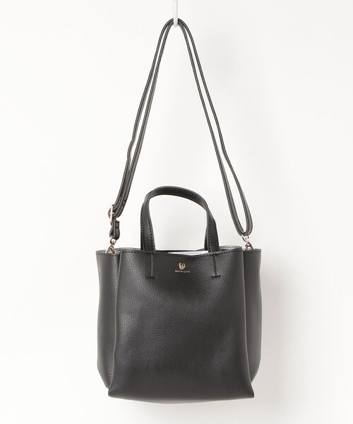 spice edition（スパイスエディション）の「spice edition ﾏﾅ2WAY手提げ（トートバッグ・レディース・ホワイト/ベージュ/グリーン/ブラック/ブルー/ピンク・ONE SIZE）」の2枚目の写真