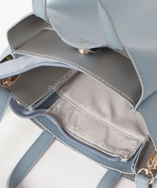 spice edition（スパイスエディション）の「spice edition ﾏﾅ2WAY手提げ（トートバッグ・レディース・ホワイト/ベージュ/グリーン/ブラック/ブルー/ピンク・ONE SIZE）」の7枚目の写真