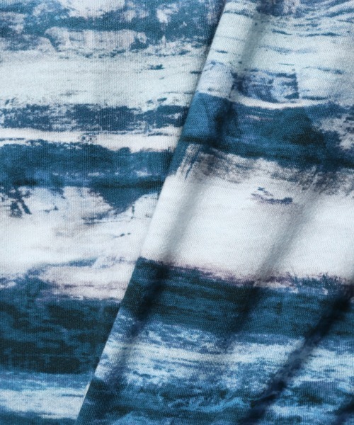 HARE(ハレ)の「アートボーダーカットソー(HARE)(Tシャツ/カットソー・メンズ・ブルー系その他/ホワイト系その他/グリーン系その他・SMALL/MEDIUM)」の13枚目の写真