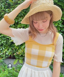 WEGO | WEGO/ギンガムチェックキャミソール(キャミソール)