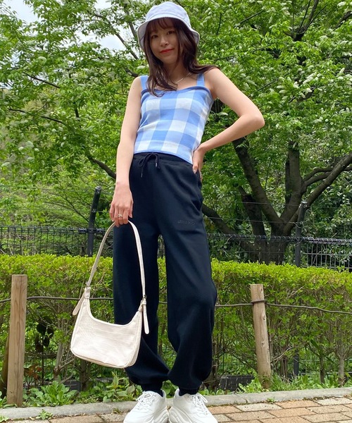 WEGO（ウィゴー）の「WEGO/ギンガムチェックキャミソール（キャミソール・レディース・ホワイト/サックスブルー/イエロー/グリーン・FREE）」の9枚目の写真