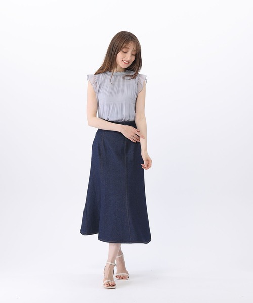 BE RADIANCE（ビーラディエンス）の「マジョリカプリーツブラウス（シャツ/ブラウス・レディース・ピンク/ホワイト/ブルー・FREE）」の20枚目の写真