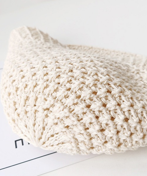 LIPSERVICE(リップサービス)の「透かしレース編みバケットハット【ZOZOTOWN限定】(ハット・レディース・ブラック/ホワイト/イエロー/ベージュ・FREE)」の8枚目の写真