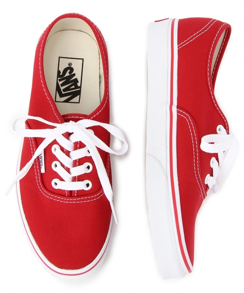 VANS(バンズ)の「VANS AUTHENTIC / ヴァンズ / バンズ(その他シューズ・レディース・レッド/ブラック・6h/5/5h/6/4h)」の4枚目の写真