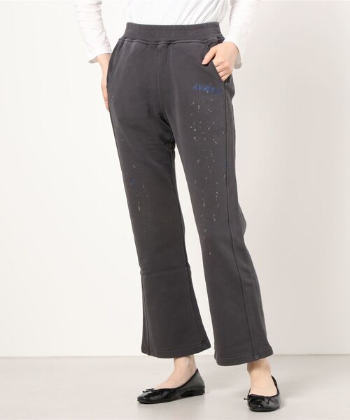 AVIREX（アヴィレックス）の「ペイントプリント スウェットパンツ/ PINT PRINT SWEAT PANTS / アヴィレックス / AVIREX（スウェットパンツ・レディース・ベージュ/チャコール・FREE）」の2枚目の写真