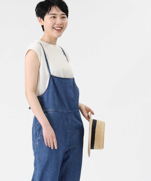 Lee サロペット　ノースリーブ　2点セット Lee（リー）の「【Lee】サロペットセット（ノースリーブと