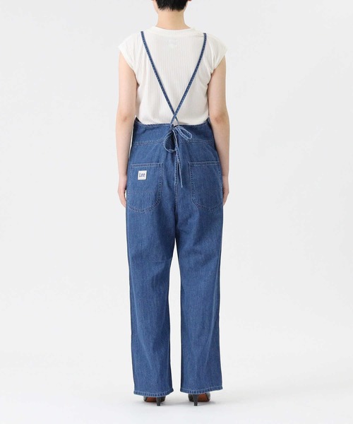 Lee（リー）の「【Lee】サロペットセット（ノースリーブとサロペットの2点セット）（サロペット/オーバーオール・レディース・ダークインディゴブルー・M/L）」の13枚目の写真