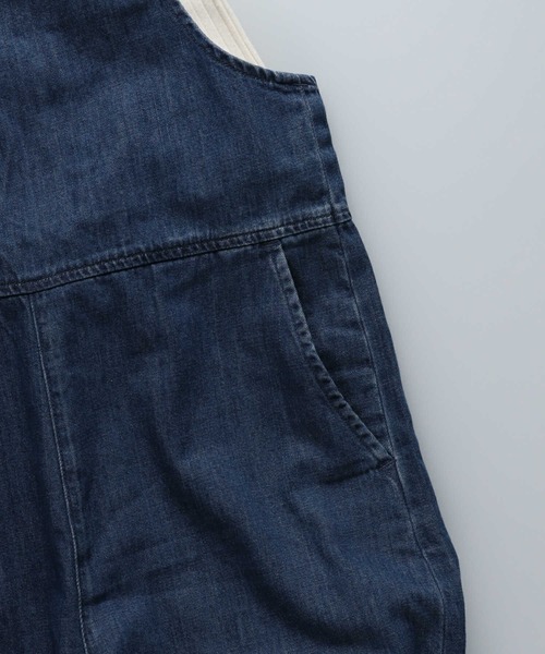 Lee（リー）の「【Lee】サロペットセット（ノースリーブとサロペットの2点セット）（サロペット/オーバーオール・レディース・ダークインディゴブルー・M/L）」の20枚目の写真