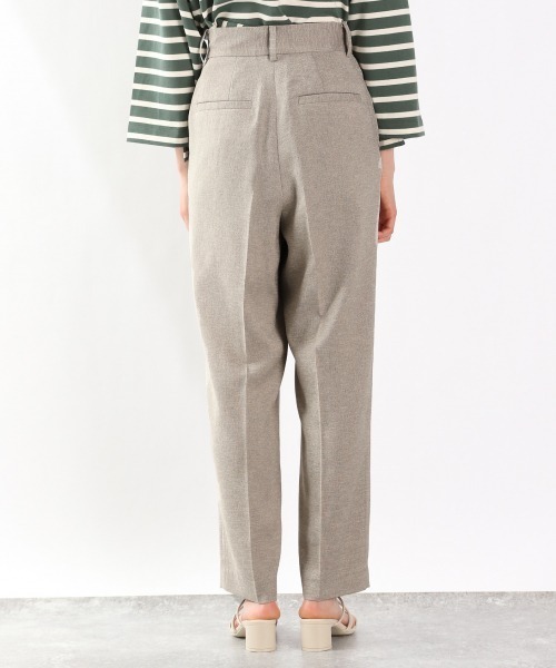 yuw(ユウ)の「リネンライクオックステーパード 953020(その他パンツ・レディース・ベージュ/ブラック/グリーン・LARGE/MEDIUM)」の10枚目の写真