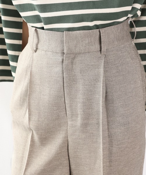 yuw(ユウ)の「リネンライクオックステーパード 953020(その他パンツ・レディース・ベージュ/ブラック/グリーン・LARGE/MEDIUM)」の14枚目の写真