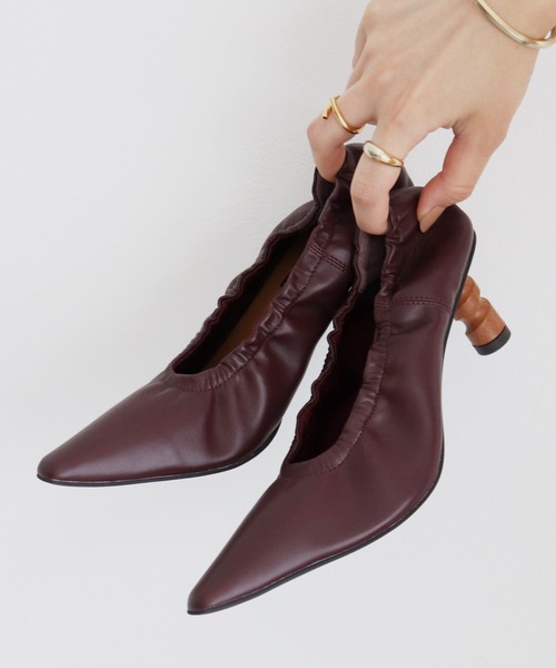 Ir9647 パンプス Evol イーボル のファッション Evol シューズ ソフトシャーリングパンプス