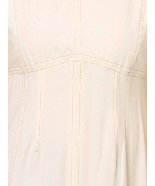 MERCURYDUO（マーキュリーデュオ）の「パネル切替ステッチワンピース（ワンピース・レディース・ベージュ/オフホワイト/インディゴブルー・SMALL/MEDIUM）」の11枚目の写真