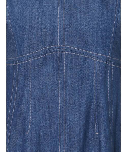 MERCURYDUO（マーキュリーデュオ）の「パネル切替ステッチワンピース（ワンピース・レディース・ベージュ/オフホワイト/インディゴブルー・SMALL/MEDIUM）」の17枚目の写真