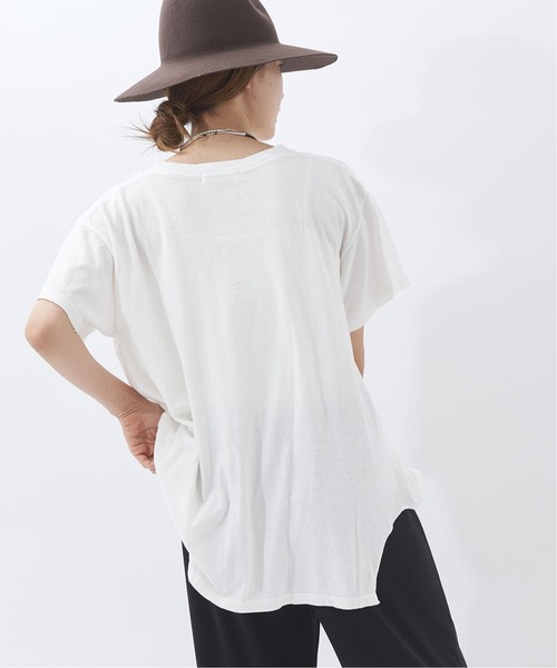 plage（プラージュ）の「【CALUX/キャラクス】MARUDOU Tシャツ◆（Tシャツ/カットソー・レディース・ホワイト/ベージュ系その他/Red・FREE）」の7枚目の写真